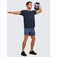 thumbnail image 3 of Camiseta CRZ YOGA ligera de manga corta para hombre azul marino XL, 3 of 5
