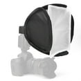 thumbnail image 2 of Luz de flash plegable portátil de plástico blanco puro de 23 cm para cámara SLR, caja de luz para fotografía, cubierta de luz de relleno, 2 of 14