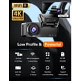 thumbnail image 4 of Dash Cam, 4K+2.5K Full HD Dash Cam Front and Rear, Dash Camera for Cars with Built-in WiFi, 3.16”IPS Screen Dashcam, Night Vision, Loop Recording, G-Sensor, Parking Mode, 4 of 7