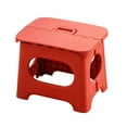 thumbnail image 2 of Almencla Foldable Step Stool Multifunctional Collapsible Stool for Yard Hiking Picnic Red, 2 of 8