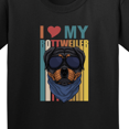 thumbnail image 4 of Inktastic I Love My Rottweiler Dog Youth T-Shirt, 4 of 5