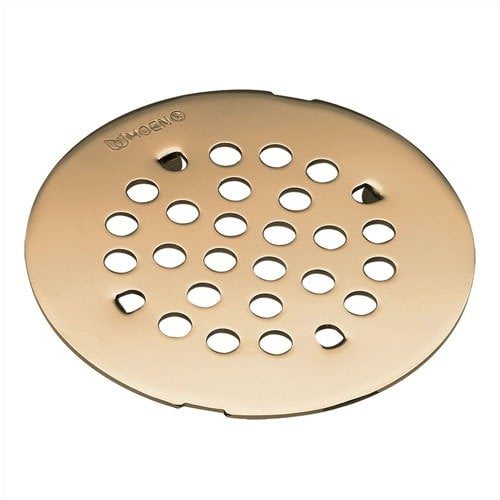 Moen 101664 4 1/4" Round Shower Drain Cover with Exposed Screw Installation