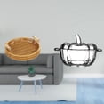 thumbnail image 2 of Cesta De Frutas De Vidrio Tejido Con Forma De Calabaza, Tazón Para Servir Bocadillos Con Tapa, Plato De Pan Transparente, Tarro De Galletas Para Almacenamiento De Escritorio, 2 of 8