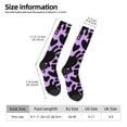 thumbnail image 3 of Bixox Cartoon Black Cats Patterned Men's and Women's Knee Socks High Socks Outdoor Sports Socks, 3 of 5