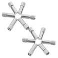 thumbnail image 4 of 12 Pcs Clips d'Étagère de Cabinet Réglables avec Vis en Acier Inoxydable pour Armoires Étagères en Verre, 4 of 6