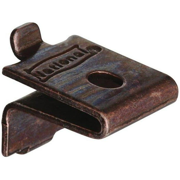 National Hardware 7179138 Adjustable Shelf Support, Bronze Walmart