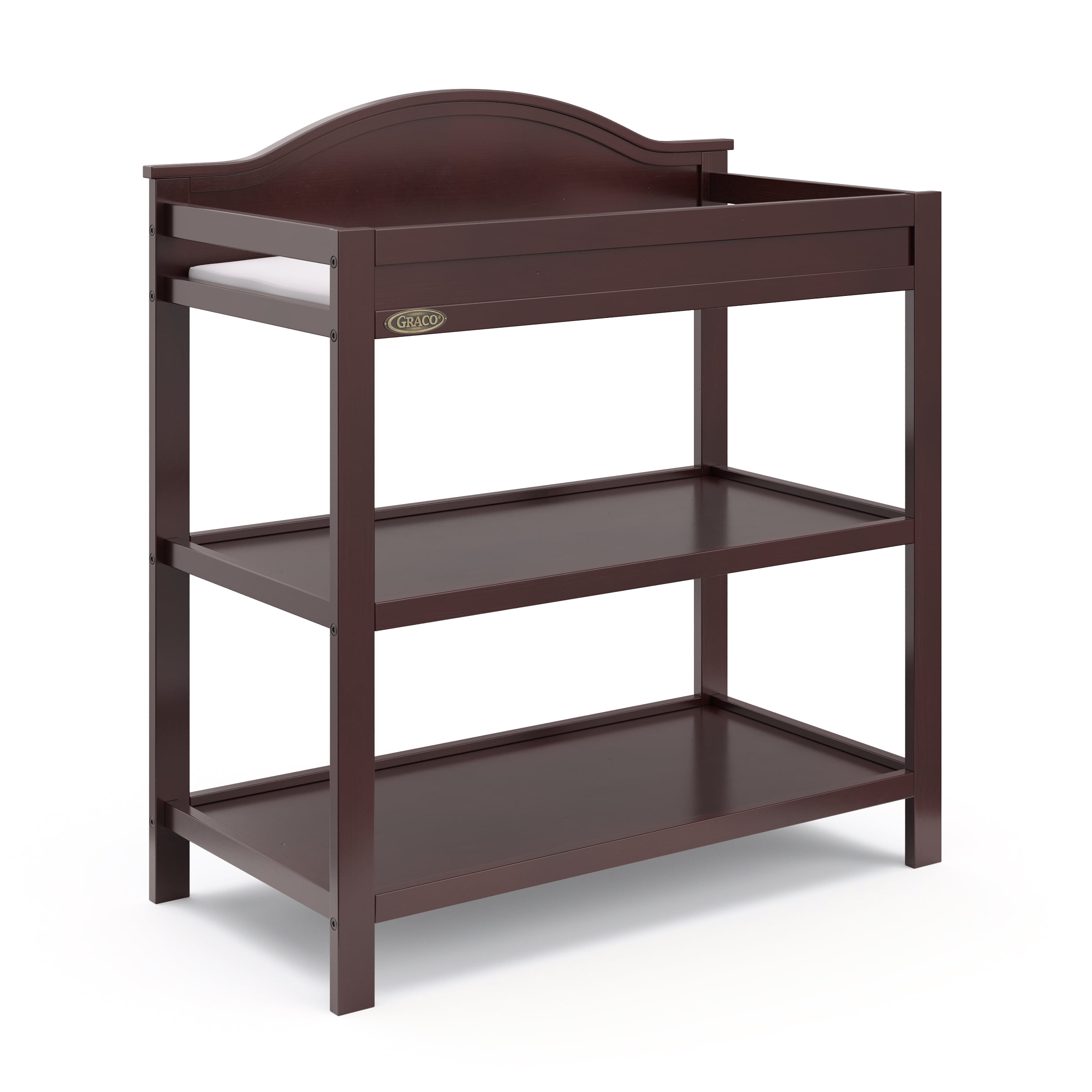 graco changing table espresso