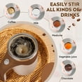 thumbnail image 5 of Auto Stirring Coffee Mug,Automatic Magnetic Stirring Coffee Mug, Magnetic Stirring Cup Rotating Home Office Travel Mixing Cups,Stainless Steel Self Mixing Mug for Coffee/Milk/Tea/Hot Chocolat, 5 of 6
