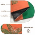 thumbnail image 6 of 2'x6' Rug Runners for Hallways Kitchen, Coconut Tree Non Slip Entryway Beside Floor Carpet Runner, Boho Tropical Orange Green Stripe Summer Washable Laundry Room Bedroom Throw Rugs Mat for Family Pet, 6 of 8