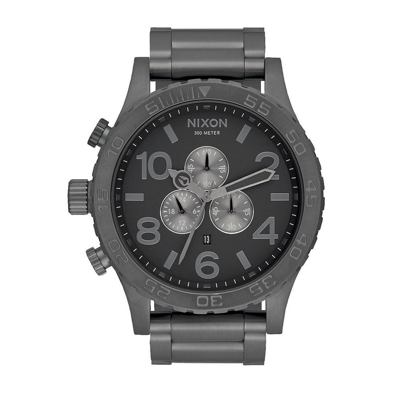 NIXON 51-30 Chrono A083 - All Gunmetal - 300m Water Resistant
