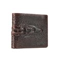 thumbnail image 1 of Cartera Tonnylam de cuero genuino para hombre, monedero plegable con patrón de cocodrilo en relieve, tarjetero fino de gran capacidad de cuero vacuno Retro, 1 of 7