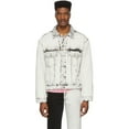 thumbnail image 2 of ALEXANDER WANG Men's Denim Padded Trucker Jacket, Acid White, Large, 2 of 3