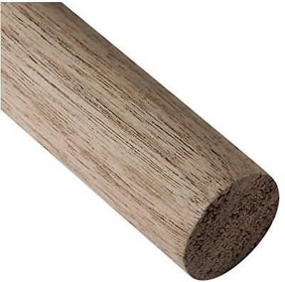 Wooden Dowel Rods 3/8" x 12" Bag of 25 by WOODNSHOP 