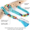 thumbnail image 2 of JFBUJC 108 stone flow long bracelets hand string Posmian style necklace, 2 of 5