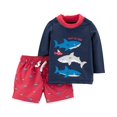 thumbnail image 1 of Carters Boys 12-24 Months Shark Rash Guard Swim Set (Navy 24 Months), 1 of 1