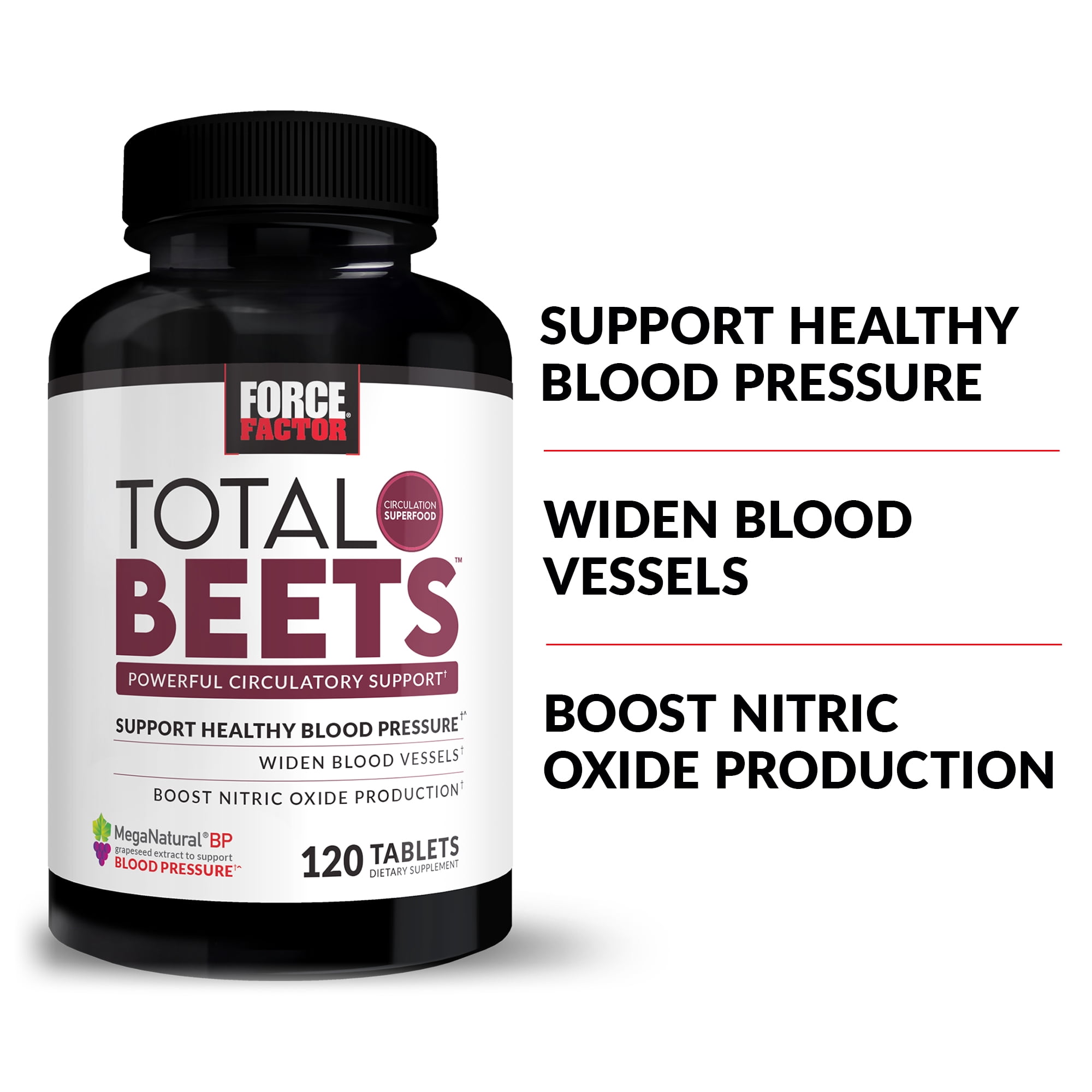 Buy Force Factor Total Beets Blood Pressure Supplement with Beetroot