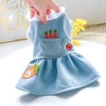 thumbnail image 3 of Visland Adorable Dog Dress Embroidery Unique Princess Costume Pets Clothing for Outdoor, 3 of 8