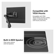 Blackview 24 inch Large Portable Monitor, 100Hz Gaming Monitor, 1200P IPS FHD Laptop Screen Extender, USB-C HDMI Travel Second Monitor for Laptop,MacBook,Desktop,PC,PS4/5, with Adjustable Stand&VESA