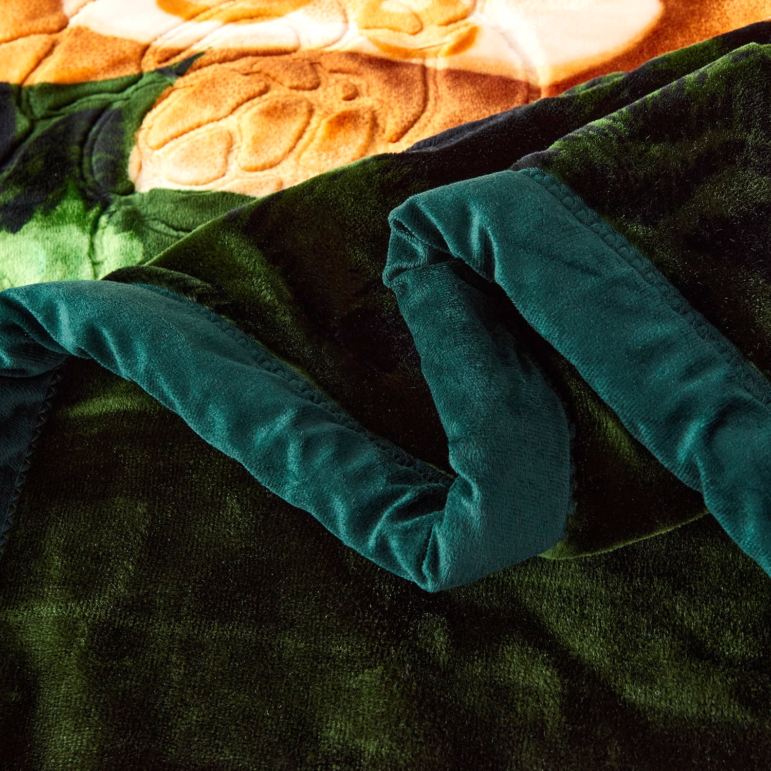 NC Queen Fleece Bed Blanket,2 Ply Heavy Thick Mink Blanket for Winter 77"x91",7lbs