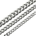 thumbnail image 2 of B8840 Nickel Plate, Two-Side Flat Chain, Solid Brass-LL (36" length), 2 of 4