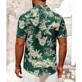 thumbnail image 2 of Hawaiian Shirt for Men Short Sleeve Floral Button Down Shirt Tropical Casual Summer Beach Shirts, 2 of 4