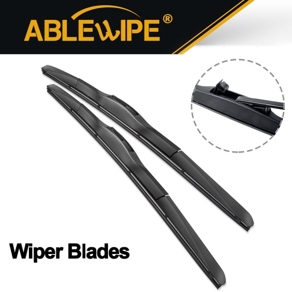 ABLEWIPE 21"&21" Windshield Wiper Blades Fit For Jaguar XJ8 2003 21 Inch & 21 Inch Premium Hybrid replacement for car front window wiper (Pack of 2)