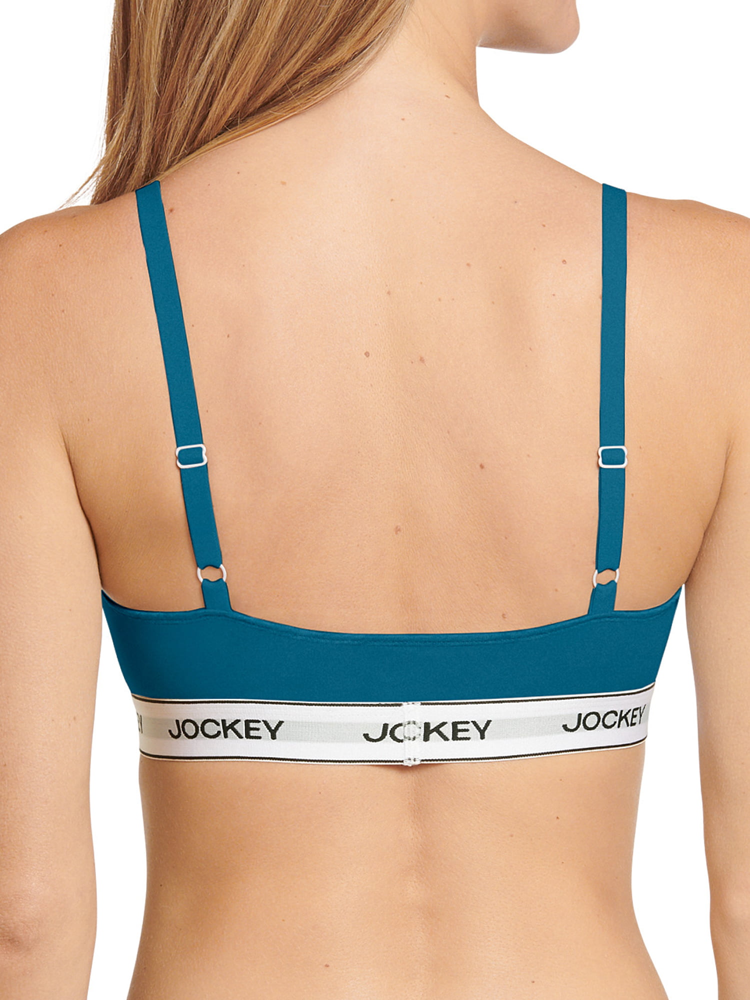Buy Jockey 1581 Women's Wirefree Non Padded Super Combed Cotton Elastane  Stretch Medium Coverage Beginners Bra with Ultrasoft and Durable Underband, Inditrunk