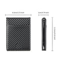 thumbnail image 4 of LOUEBICA Wallet for Men Leather Slim Bifold Card Holder RFID Blocking Minimalist Front Pockets Wallet with Money Clip, 4 of 5