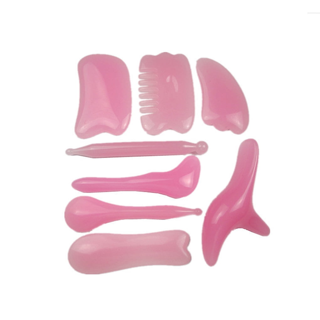 Resin Beeswax Gua Sha Massage Scraping Face Neck Massager Comb Health RelaRSFD