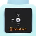 thumbnail image 3 of Licuadora Bosstech 550 watts 2 velociades con Vaso de plastico de 2 lts Azul pastel, 3 of 4