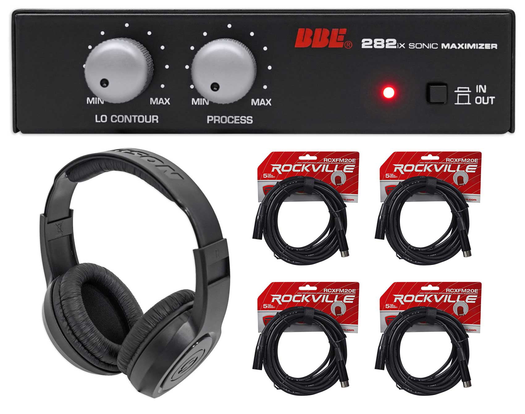 BBE 282IX Desktop Sonic Maximizer w/XLR Inputs/Outputs+Headphones+XLR Cable 