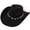 A002, variant on Cowboy Hat Men Western Wide Brim Cowgirl Hats for Women Classic Felt Fedora Panama Rancher Hat