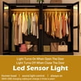 thumbnail image 4 of Full Glass 4 Door Wardrobe Combination for Bedroom, 71"H 63"W Armoire Wardrobe Closet with Mirror & 2 Drawers & LED Hanging Rod, 4 of 8