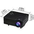 Zenghuiiii HD 1080P Home Cinema USB HDMI AV TF VGA Mini Portable HD LED