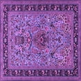 thumbnail image 1 of Ahgly Company Indoor Square Persian Purple Traditional Area Rugs, 6' Square, 1 of 4