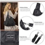 Angel Kiss for Women Large capacity Vegan Leather wallet and Handbags Crossbody Purses Multi pocket shoulder bag