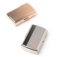 thumbnail image 5 of Mini Ladies and Men Metal Cigarette Case , Portable Double Sided Spring Clip Holds 12 Regular 85mm Short Cigarettes，Can Not Be Placed The Credit Card Inside (Rose Gold), 5 of 5