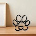 thumbnail image 4 of 2 esculturas de perro minimalistas para dormitorio, oficina, estantería, estatuilla decorativa Colco Estatuilla de animales, 4 of 7