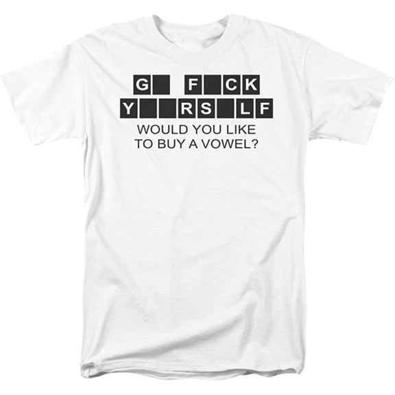 Buy A Vowel Officially Licensed Adult T Shirt