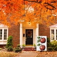 thumbnail image 5 of Autumn Decor Double Colored Garden Flag for Outdoor Vintage Illustration Fruits Apple Washable House Flag - 28x40 Inch Versatile Durable Flags for Yard House Backyard Patio Porch, 5 of 6
