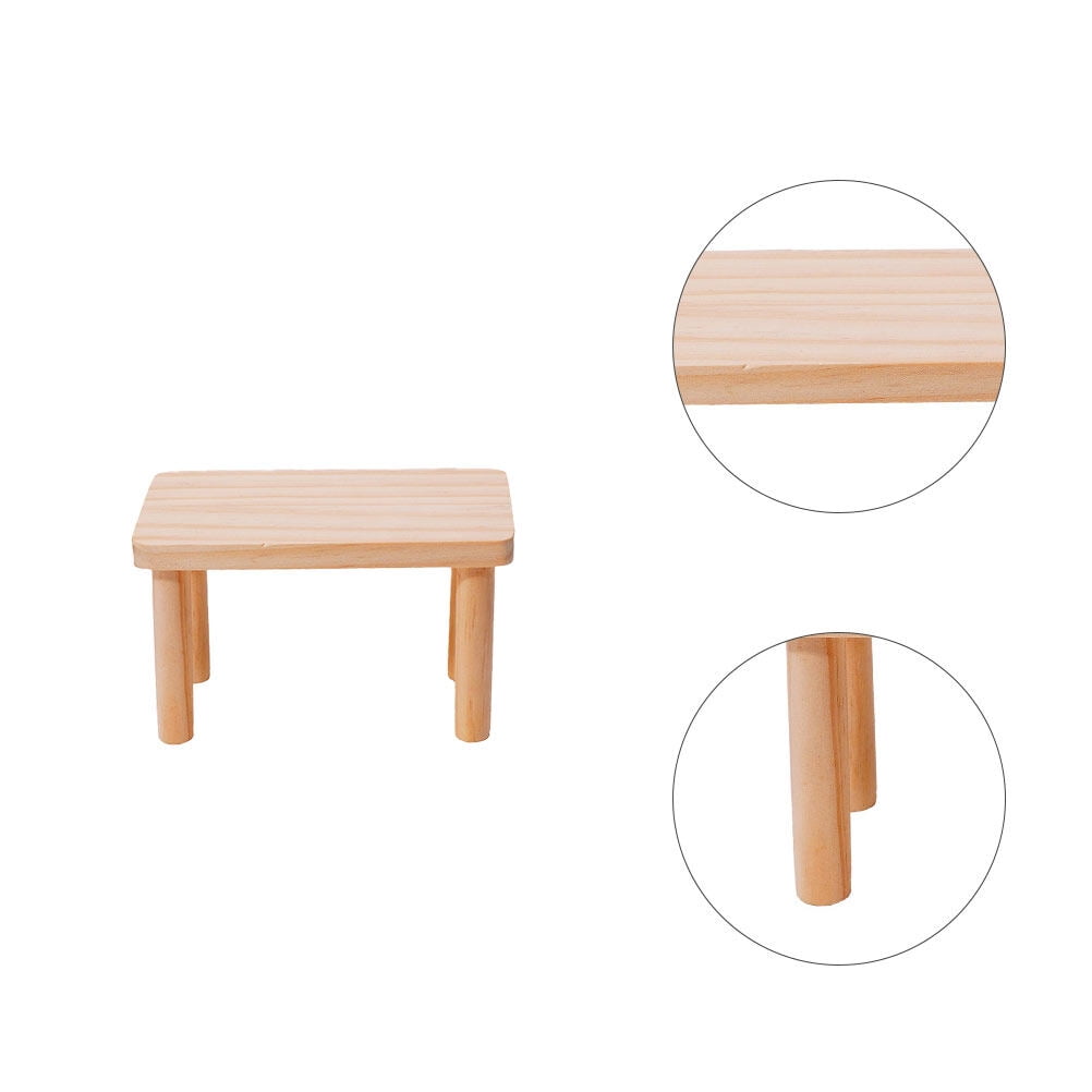 YSNOOWE Khaki Wooden Hamster Platform for Pet Use with Anti-Biting Design 2Pcs