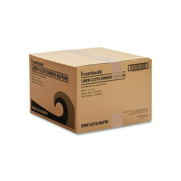 1-Ply 16 in. x 16 in. Linen-Feel Flat Napkins (1000/Carton)
