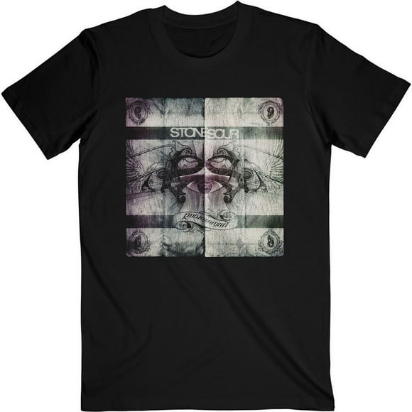 Stone Sour Adult Audio Secrecy Square T-Shirt