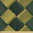 thumbnail image 2 of Ambesonne Checkered Fabric by the Yard Upholstery, Vintage Square Pattern, 3 Yards, Charcoal Grey Pale Coffee, 2 of 5
