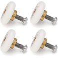 thumbnail image 2 of Set Of 4 Replacement Rollers For Sliding Shower Door With M4 Screws Diameter 19 Mm, 2 of 5