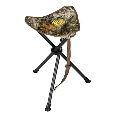 Hunters Specialties Tripod CamoStool - Hunting Camping Fishing Lightweight Compact Collapsible Triangular Chair C30