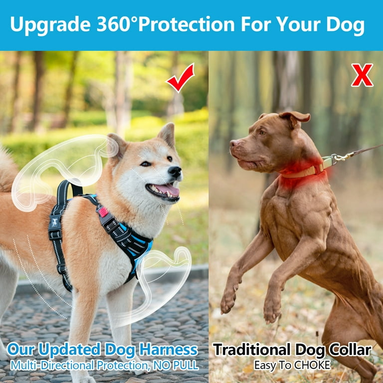 PoyPet Dog Harness and Leash Combo Escape Proof No Pull Vest