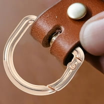 MLINS 10pcs D Ring Spring Buckles Key Hooks Keyring Clips Buckles Clasp Clamps Diy Accessories For Belt Backpacks Handbag Purse Strap