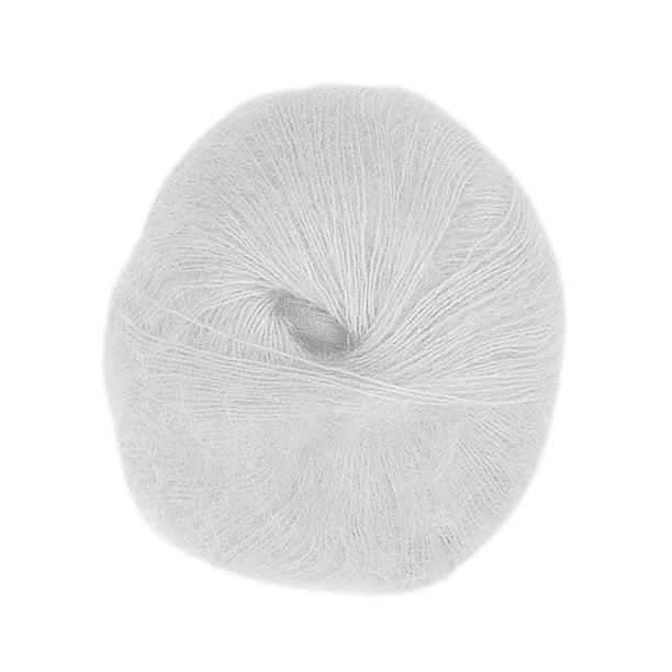 Toystoory Hilo de tejer de ganchillo de 26g, hilo de tejer para manualidades DIY para el hogar, hilo de ganchillo, hilo de tejer a mano Tela de costura y artesanía gris blanco Toystoory HA001028-01