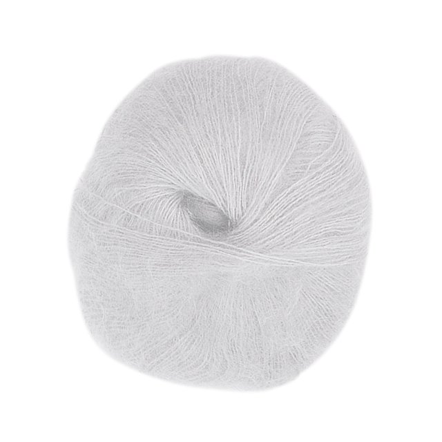 Bearachild Hilo de tejer de ganchillo de 26g, hilo de tejer para manualidades DIY para el hogar, hilo de ganchillo, hilo de tejer a mano Tela de costura y artesanía gris blanco Bearachild HA001028-01